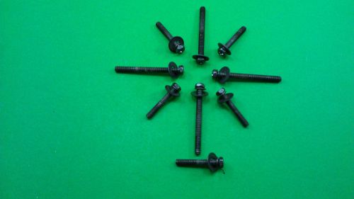 4 long (3-1/4&#034;) &amp; 5 short (2.0&#034;) chair bolts with 4 spring washers &amp; 4 washers for sale