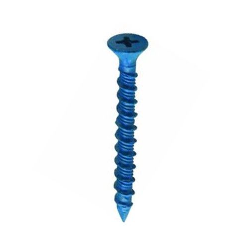 (100) 1/4&#034;x1-1/4&#034; concrete/masonry screw anchors - *phillips flat head* for sale
