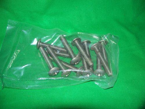 1 doz. stainless steel phillips round head 5/16&#034; x 2 &#034; long bolts for sale