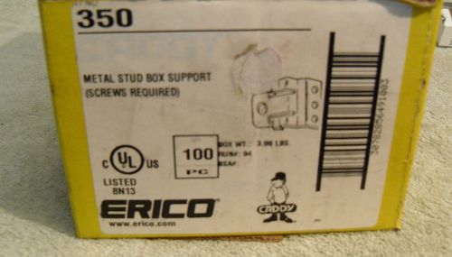 Erico caddy 350 metal stud box support 51pcs for sale