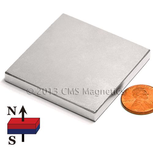 Neodymium Magnets N42 2x2x1/4&#034; NdFeB Rare Earth Rectangular Magnets 50 PC