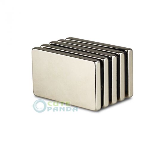 Lot 5pcs super strong block rate n35 magnets 50 x 30 x 5 mm rare earth neodymium for sale