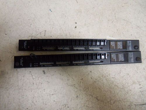 LOT OF 2 GE FANUC IC600FP831K FACEPLATE *USED*