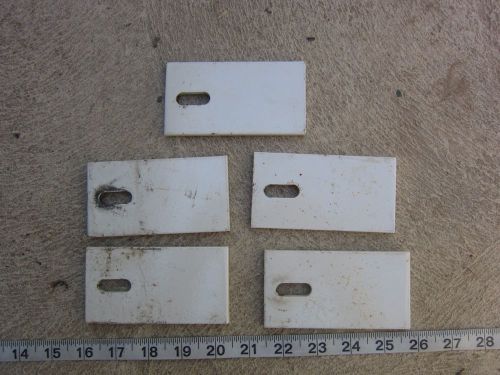 4.25&#034;x2.25&#034;x0.25&#034; Plate w 3/8&#034;-1&#034; Hole Lot of 5, New