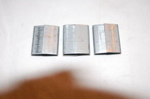 3/4&#034; Push On Type Steel Strapping Seals 200 Pcs.