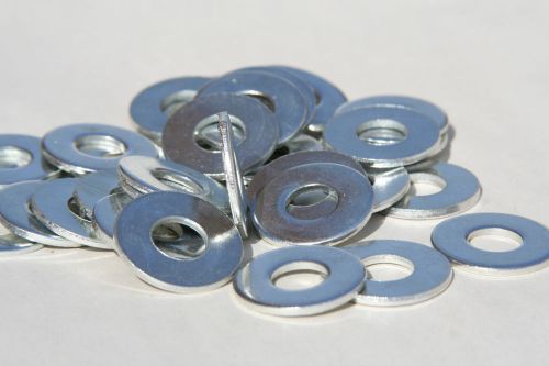 100 PIECES  5/16  .687OD X .343 ID X .064 THK  SPECIAL STAINLESS FLAT WASHER