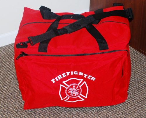 PLS Large Red Firefighter Gear Bag (New)