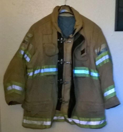 LION APPAREL FIRE FIGHTER UNIFORM JACKET AND PANTS USED