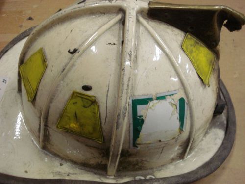 Cairns 1010 White Helmet + Liner Firefighter Turnout Fire Gear ......#114