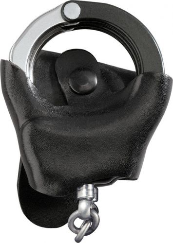 Asp 56134 investigator case black leather for chain handcuff integral spare key for sale
