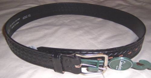 #1-chambers black basketweave duty belt 1 1/2&#034; police, military security  30 new for sale
