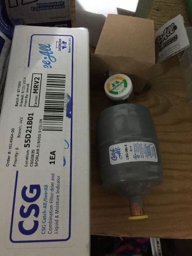 2 new sporlan csg-083-s 3/8 odf solder filter drier/sighglass for sale