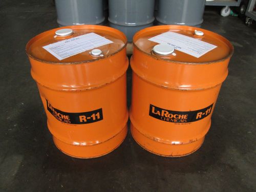Laroche r11 refrigerant, virgin spec. / 2- 100lb. drums, older stock for sale