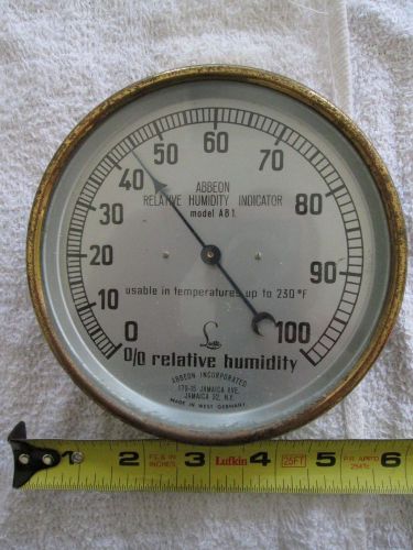 ABBEON Relative Humidity Indicator, Model AB1, Made in West Germany -Vintage