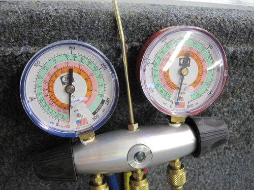 Just better a/c gauges for r-404a, r-410, r-22. for sale