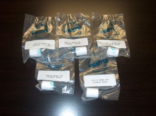 Lot of 5 festo filter cartridges lfp-d-mini-5m 159640 **new** for sale