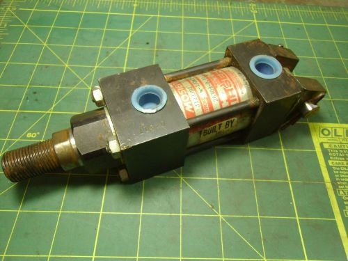 MOSIER PNEUMATIC AIR CYLINDER J1233B1 2&#034; SQUARE X 8 1/4 OVERALL LENGTH #51629