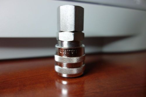 Edstrom 1/4&#034; ntp quick release ss sanitary coupling fitting with 1/4&#034; npt for sale