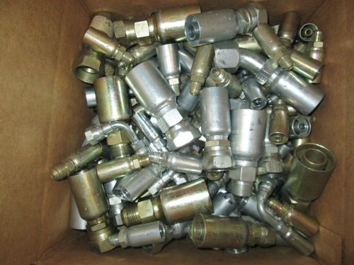 Mixed lot of weatherhead &#034;u&#034; type fittings sizes 1/4&#034; 3/8&#034; 1/2&#034; 3/4&#034; 1&#034; for sale