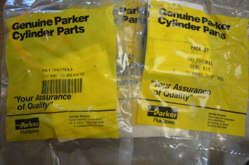 (3) parker 2 1/2&#034; bore - 5/8&#034; rod seal kit #skl7003ma1 for sale