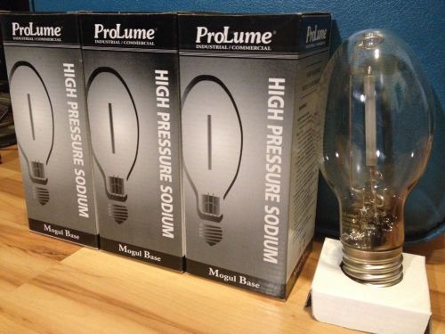 Lot of 3 Halco ProLume LU100 S54 High Pressure Sodium Light Bulbs