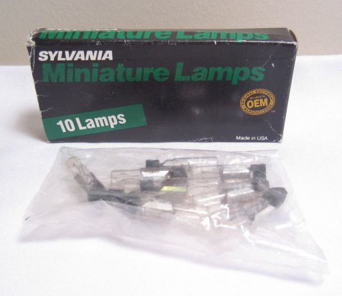 Lot Of 9 Sylvania 120PSB 120 PSB Miniature Slide Base Lamps Light Bulbs