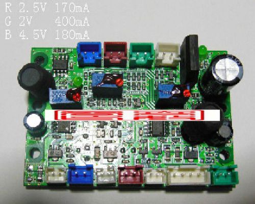 RGB 650nm 532nm 450nm Three-wavelength drive circuit board laser diode drive