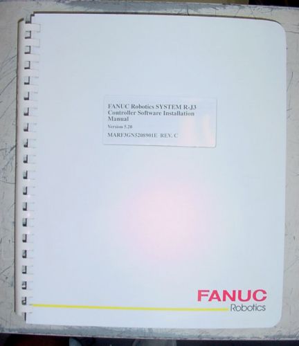 Fanuc R-J3 Software Installation Manual MARF3GN5208901E