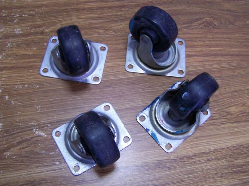SET OF FOUR 3&#034; CASTERS