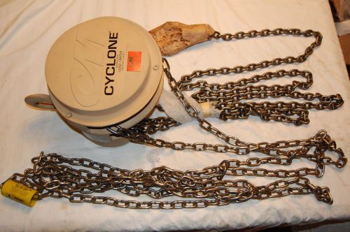 CM 1/4 Ton Cyclone Chain Fall Chain Hoist 10 Ft. Lift