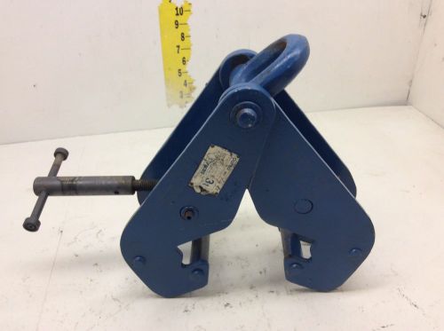 (1) tractel corso - beam clamps: model lt 3 b, 3 ton. flange size: 3. 7-13. 2&#034; for sale