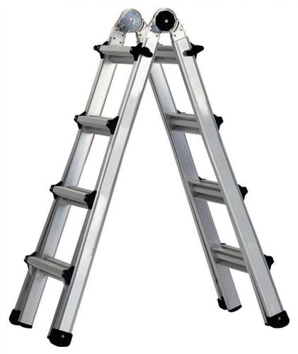 Cosco 17 ft. Aluminum Multi-Position Ladder 300 lb. Load Capacity