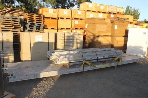 Lot of werner aluminum plank scaffolding 18ft long and 9ft long 2620 5510-19 for sale