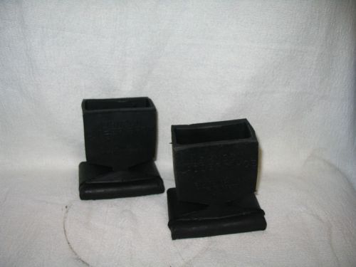 Johnson Ladder Shoe rubber foot feet pair vintage NOS new Made USA wood