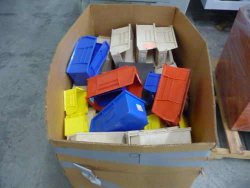 Plastic shelf bins and plastic stackable bins for sale