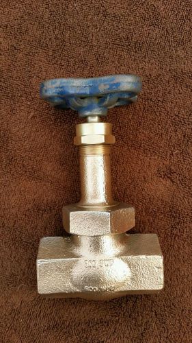Vintage nibco 3/4&#034; bronze  gate valve for sale