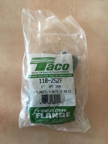 Taco 110-252 f 00 circulator flanges 1&#034; for sale