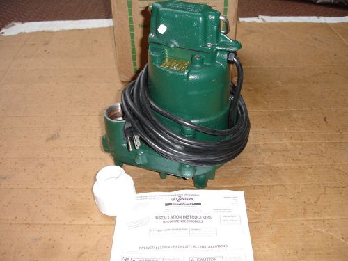 Zoeller .4hp Submersible Water Pump Model N152-B P/N 152-0021 115V 1ph NEW