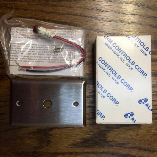 Alarm controls rp-28l remote station plate with red light 12/24v  **new in box** for sale
