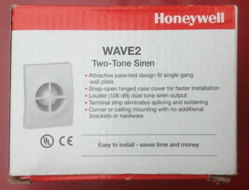 Wave 2 two-tone siren by Honeywell for home security