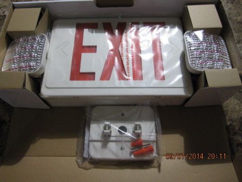 Led exit sign by exitronix new for sale