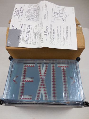 Nema LED Exit Sign Chloride Systems NACL1R Hazardous Location NEW IN BOX