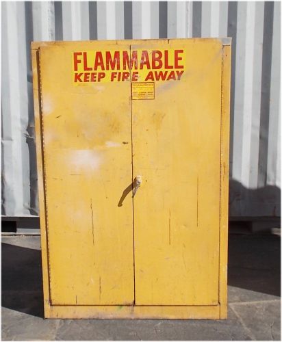 SE CUR ALL A 145 Flammable Liquid Safety Cabinet 45 Gallons 3 Shelves