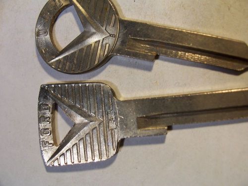 2 old  vintage ford    58v,58w  nos 1952 - 1958  key blank  uncut   locksmith for sale