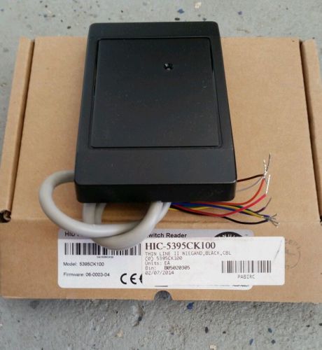 Hid thinline ii 5395ck100 wiegand output access control proximity reader nib for sale