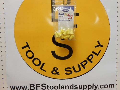 Brand new - 10 e-a-rflex 28 semi-aural hearing protector replacement pods nrr 28 for sale