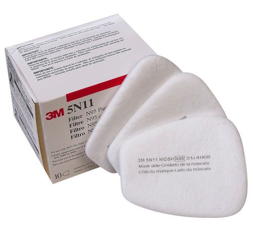 3m 5n11 n95 filter for respirator - 10 per box for sale