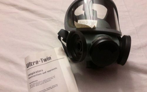 Used MSA Full face respirator M4C3 ultra twin