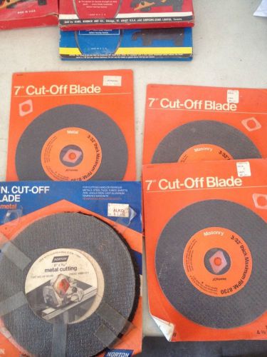 Four Cut Off Blades, 2 Madonsry And 2 Metal, 7&#034; And 8&#034;.