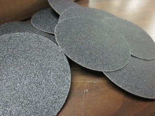 10pc 3&#034; 80 GRIT ROLOC COOKIE DISCS SILICON CARBIDE SANDING DISC ROLL LOCK TYPE R